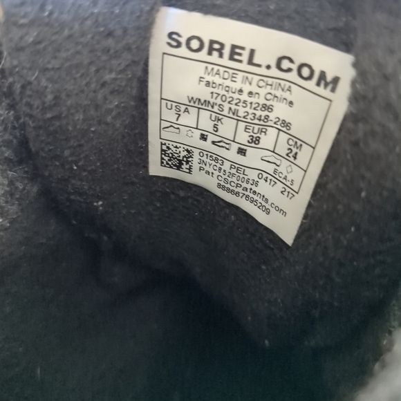 Sorel Slimpack II Women's Waterproof Duck Boots Brown Leather Mid Calf Size 7 - Picture 7 of 10